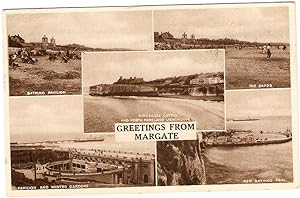 Margate Postcard Vintage Views 1937