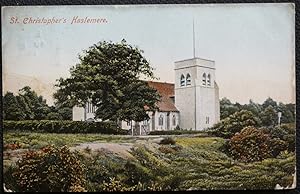 Haslemere St. Christopher's Postcard Vintage 1910