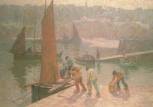 Terrick Williams Mist & Morning Sunshine Douarnez Painting Postcard