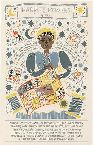 Harriet Powers Astronomy Quilter American Folk Artist Postcard
