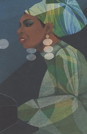 Nina Simone Pop Folk Spiritual African American Singer Postcard