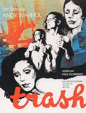 Trash Andy Warhol Cult Film Movie Poster Art Postcard