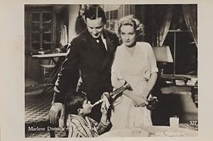 Marlene Dietrich Cary Grant Antique Film Real Photo Postcard