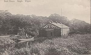 Wigan Rowing Club Boat House Antique Lancashire Postcard