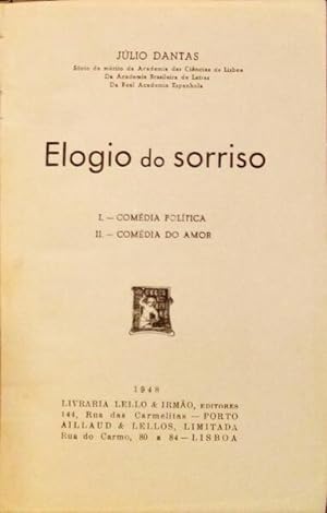 ELOGIO DO SORRISO.