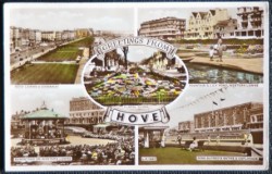 Hove Sussex Vintage 1955 Postcard Real Photo