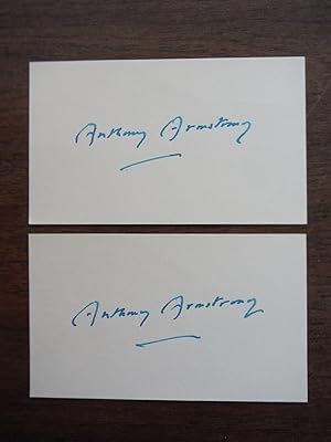 2 Autographs of Anthony Armstrong