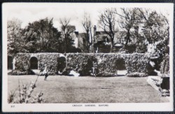 Seaford Sussex Postcard Crouch Gardens Vintage View Real Photo
