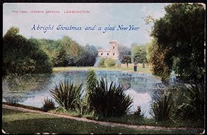 Leamington Postcard Christmas Greetings Jephson Gardens Vintage View