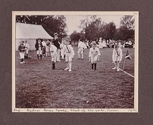 Radnor House & St. Anselms Schools, Kent, Sports Days June 1912. 22 original photographs inserted...