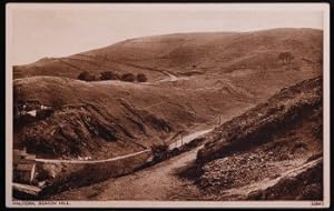 Malvern Beacon Hill Postcard Sepia Vintage View