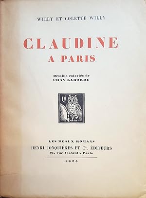 Claudine à Paris. Dessins coloriés de Chas Laborde.