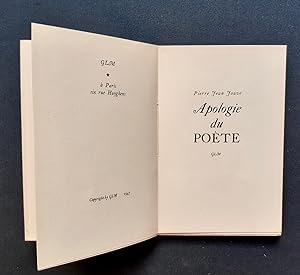 Apologie du poète.