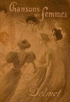1896 Original French Print, Chanson de Femmes