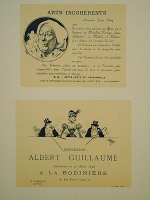 1897 Original French Art Nouveau Poster, Les Programmes Illustres, Arts Incoherents and Expositio...