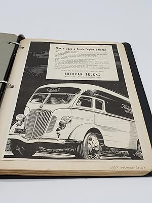 41 FORD, GENERAL MOTORS, REO, AUTOCAR TRUCK ADS 1920S - 1940S