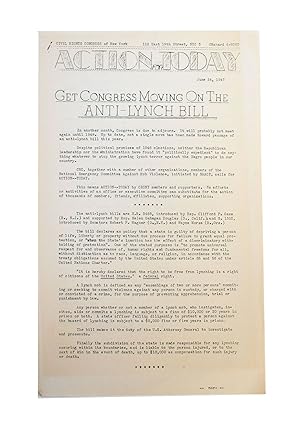 Action For Anti-Lynching Bill, 1947