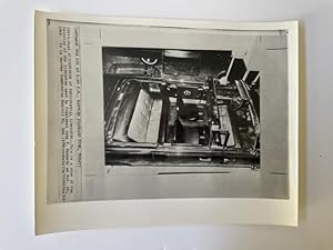 Original Press Photograph of the Limousine JFK Was Assassinated In, Part of Warren Commission Report