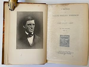 A Memoir of Ralph Waldo Emerson by James Cabot, First Edition, Volumes I and II, 1887