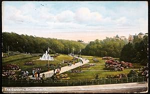 Bournemouth The Gardens Postcard LOCAL PUBLISHER J.E. Beale 1911