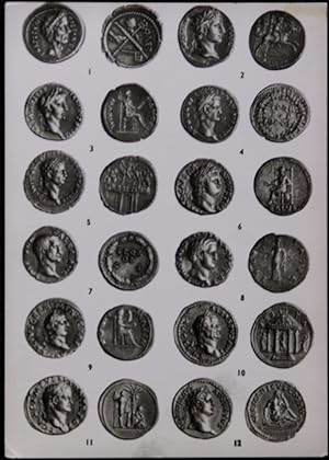Twelve Caesars Postcard British Museum Coins