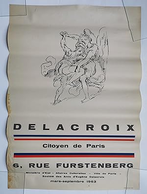 Affiche - DELACROIX Citoyen de PARIS 1963