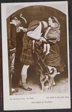 Sir John Millais Artist Vintage 1906 Postcard The Order Of Release Real Photo