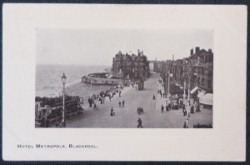 Blackpool Hotel Metropole Vintage 1910 postcard