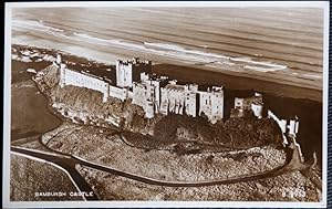 Bamburgh Castle Postcard Vintage Views Real Photo Publisher Valentine's
