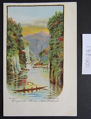 Wanganui River, New Zealand - postcard