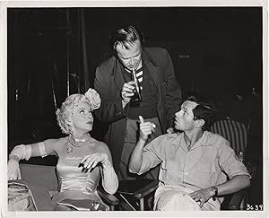 Guys and Dolls (Original photograph of Joseph L. Mankiewicz, Vivian Blaine, and Michael Kidd on t...
