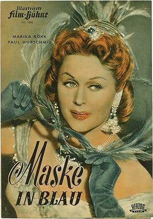 Maske in Blau [Mask in Blue] (Original program for the 1943 German film)