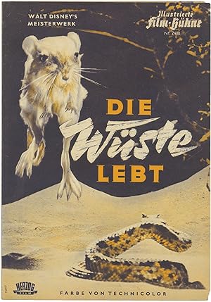 The Living Desert [Die Wüste lebt] (Original program for the German release of the 1953 film)