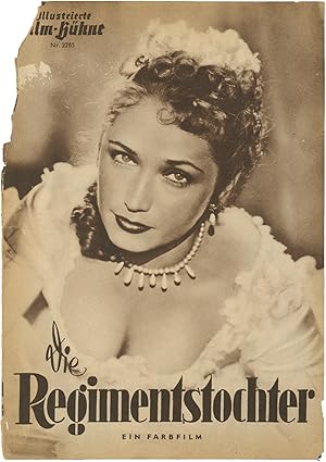 Die Regimentstochter [Daughter of the Regiment] (Original program for the 1953 film)
