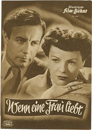 Wenn eine Fraü liebt [When a Woman Loves] (Original program for the 1950 film)