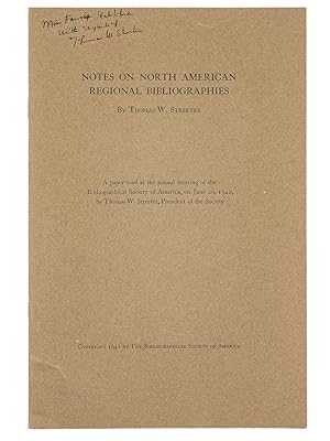 Notes on North American Regional Bibliographies