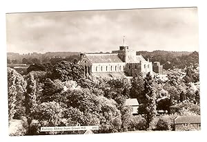 Romsey Abbey Real Photo Black & White Postcard
