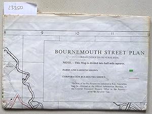 Bournemouth Street Plan. (with street plan index, list of bus routes)