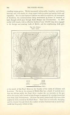 MOBILE,ALABAMA ,1893 Historical Map