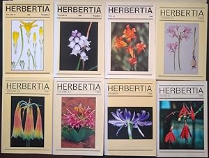 Herbertia. Volumes 42, 44 (in two parts), 51, 52, 53, 54, & 55.