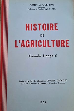 Histoire de l'agriculture ( Canada français )