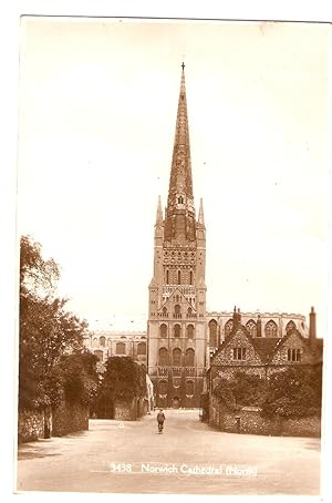 Norwich Cathedral Vintage Real Photo Postcard
