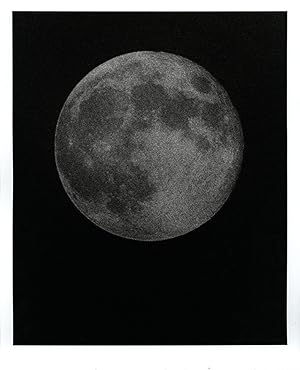 La Luna (Mond). [Signierte Original-Fotografie in Schwarzweiß/signed original photograph b/w].