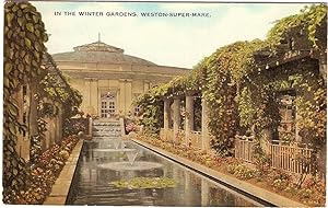 Weston-Super-Mare Vintage 1959 Postcard Winter Gardens