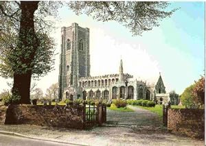 Lavenham Suffolk Church Of St Peter St Paul Postcard