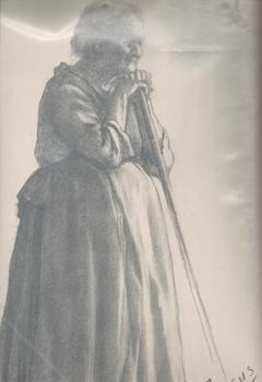 Study of a Cleaning Woman, 1912.
