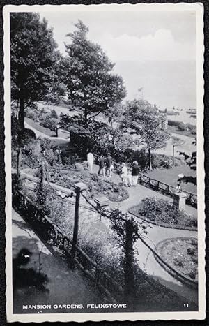 Felixstowe Postcard Mansion Gardens 1966