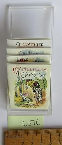 Set of 4 tiny books: Little Red Riding Hood and The Three Bears; Old Mother Hubbard and Jack the ...