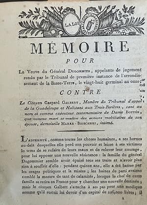 [Guadeloupe; Legal Briefs] Fourteen Unrecorded Guadeloupe Imprints, a Unique Collection of Legal ...