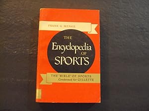 The Encyclopedia Of Sports pb Frank G Menke A.S. Barnes 1955 1st Print 1st ed
